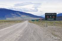 Entrando no Chile mais uma vez, agora a caminho do parque Torres del Paine